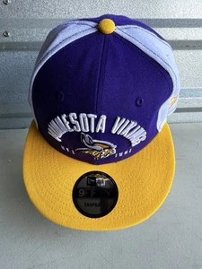 Minnesota Vikings New Era 9FIFTY Holographic Foil Snapback Hat NFL Original Fit - Picture 1 of 8