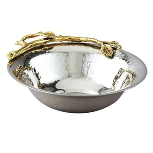 Golden Vine Hammered Bowl - Picture 1 of 3