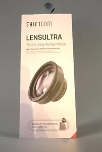 Objectif macro longue portée Shiftcam LensUltra 75 mm - grossissement 10x NEUF - Photo 1 sur 1