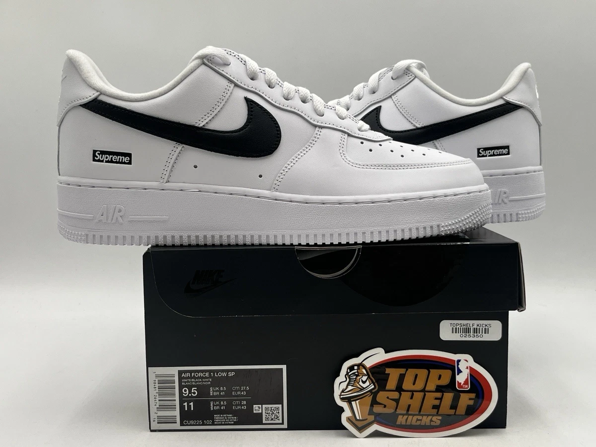 Nike Air Force 1 Supreme White | eBay