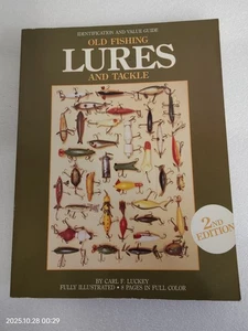 Old Fishing Lures and Tackle by Carl F. Luckey 1986 2nd Edition Paperback - Picture 1 of 11
