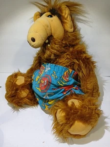 Peluche pupazzo vintage 1986 ALF 18” Coleco alieno peluche giocattolo ALF spiaggia nuoto S - Foto 1 di 11