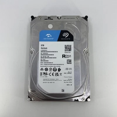 Seagate SkyHawk 3TB 3.5" SATA HDD 256MB Cache For DVR PC Security Use - Image 1 of 4