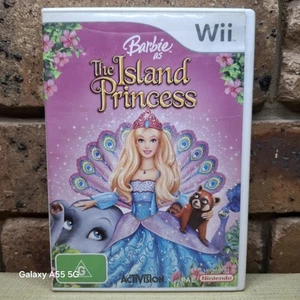 Barbie as The Island Princess • Nintendo Wii Game + Manual (2007) PAL AUS • CIB - Picture 1 of 8