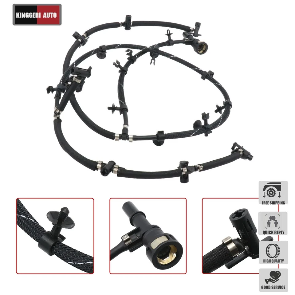 Línea de retorno de inyector de combustible para Ford F-250 F-350 Super Duty 11-16 6,7 L BC3Z9A564B Foto 1 de 4