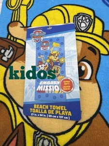 Paw Patrol Marshall Chase Rubble Mission Strand Pool Badetuch 27 x 54 Zoll - Bild 1 von 3