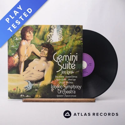 Jon Lord Gemini Suite A-1 B-1 Textured Sleeve LP Album Vinyl Record - EX/EX Foto 1 de 4