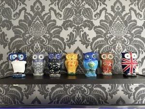 Wild In Art The Big Hoot Birmingham COMPLETE Owl figure Collection With Boxes - Picture 1 of 13