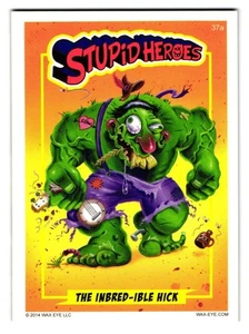 The Incredible Hulk Marvel Parody Sticker 2014 Stupid Heroes - Picture 1 of 2
