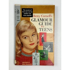 Betty Cornell's Glamour Guide for Teens Paperback Pocket Book 1958 - Foto 1 di 6