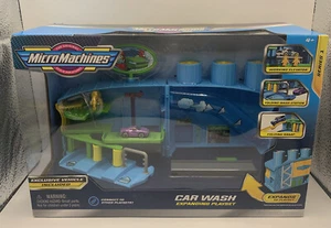 New Micro Machines CAR WASH Expanding Playset w/ Exclusive Vehicle  - Picture 1 of 8