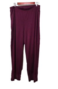 J Jill Schlaf Pyjamahose Gr. L Dream Supima Baumwolle Spitzenbesatz Pull-On Stretch - Bild 1 von 12