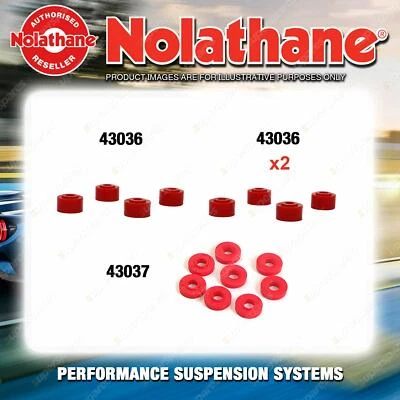 Nolathane Shock absorber bush kit for FORD FALCON XA XB XC 6/8CYL 1972-2/1979 - image 1 of 2