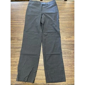 Trina Turk Women’s Charcoal Dress Pants Size 6 Straight Leg - Picture 1 of 10