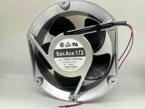 1 PCS  Sanyo Fan 109E5724K502  DC24V 1.3A 17251  17CM 2 wire  Aluminum frame fan - Picture 1 of 3