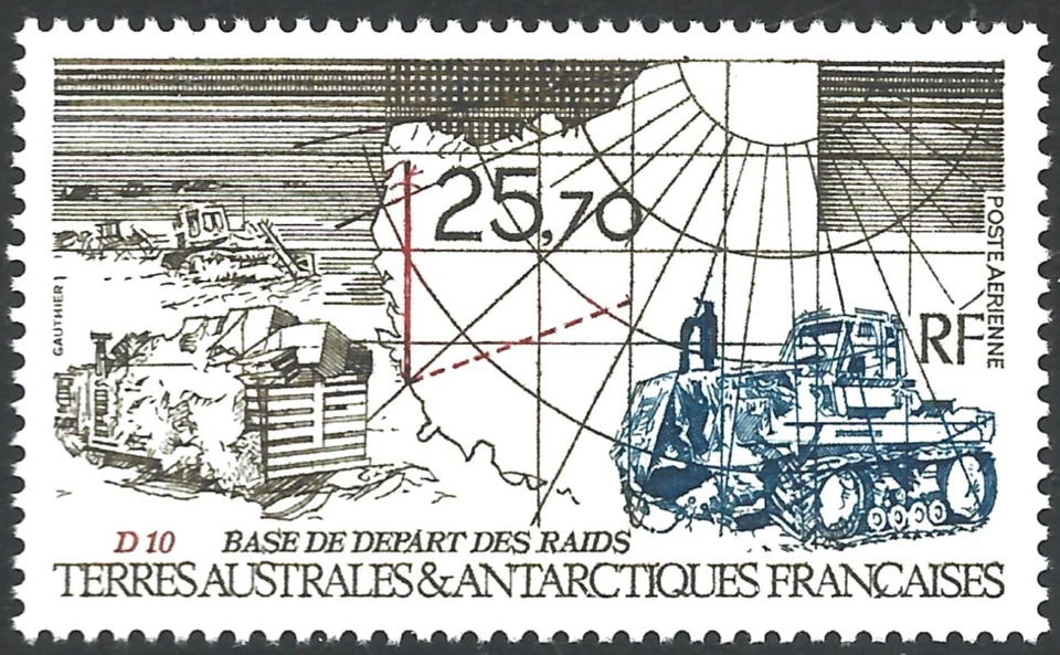 FRENCH ANTARCTIC/FSAT/TAAF 1993, 25FR70 ANTARCTIC EXPEDITION BASE, S.G 319 MNH** - Image 1 of 1