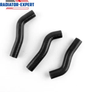 For KTM 250SXF 250 XC-F 2007 2008 2009 Silicone Radiator Coolant Hose Black - Picture 1 of 3