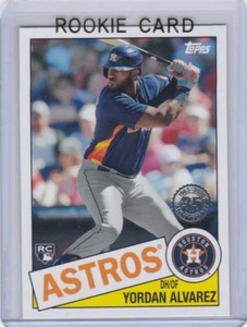 Tarjeta de novato Jordan Álvarez Topps 1985 diseño radiocontrol béisbol ¡Houston Astros! - Imagen 1 de 2