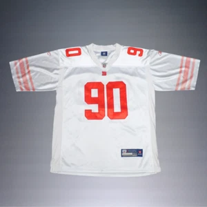 REEBOK ONFIELD NFL JASON PIERRE-PAUL NEW YORK GIANTS #90 FOOTBALL JERSEY SIZE 54 - Picture 1 of 4