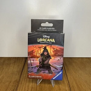 Disney Lorcana TCG Mulan Standard Card Sleeves (65-Count) NEW - Picture 1 of 2