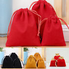 Small Velvet Drawstring Gift Bag Jewelry Candy Storage Pouch Wedding Party Decor