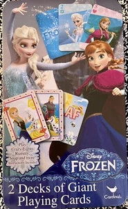 Disney Frozen 2 Decks of Giant Playing Cards In Collectible Tin, Sealed - Picture 1 of 5