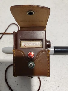 Misuratore di luce vintage Walz Movie Meter con custodia/cinturino in pelle originale - Foto 1 di 7