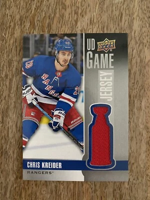 2019-20 Upper Deck Series 1 UD Game Jersey #GJ-CK Chris Kreider New York Rangers - Image 1 of 2