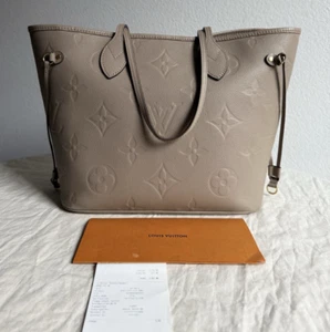 Bolso de Mano LOUIS VUITTON Empreinte Neverfull MM Turtledove - Imagen 1 de 24