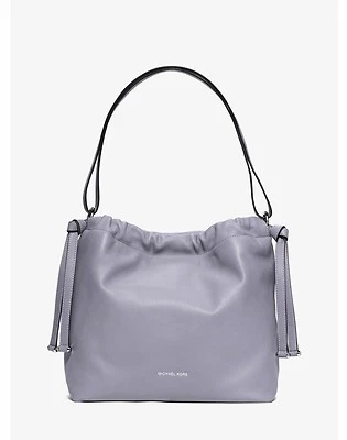 Bolso de Hombro MICHAEL KORS Angelina Convertible Grande de Cuero Color-Lila $368 Foto 1 de 4