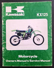 Kawasaki KX125 Owners Operation and Service Manual