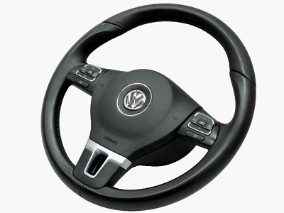 VW Sharan 7N Multifunktions Lederlenkrad Lenkrad 3C8419091BEE74 3C8419091CBE74 - Bild 1 von 4