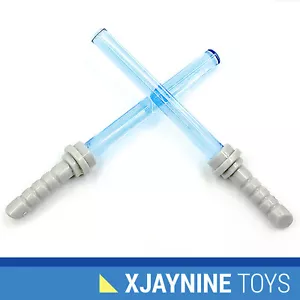 LEGO STAR CLONE WARS Ahsoka Tano Jedi Curved Lightsaber Two Pack for Minifigs NE - Picture 1 of 2