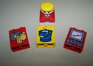 Lego Duplo Building Bricks Decorated Pictures Vehicle Bricks w/ Girl Figure - Picture 1 of 1