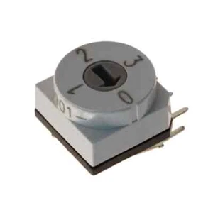 5pcs PT65121L254 Apem BCD Coded Rotary Switches 4 Position - Picture 1 of 4