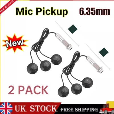 2Sets Guitar Pickup Piezo Pickup Transducer for Acoustic Guitar Ukulele Mandolin - Image 1 of 4