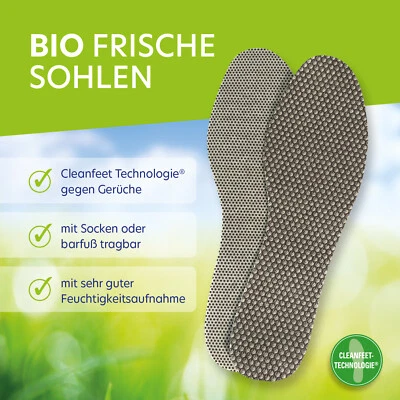 Einlegesohlen 6 Paar Frischesohle, mit CLEANFEET Technologie ® gegen Gerüche - Bild 1 von 4