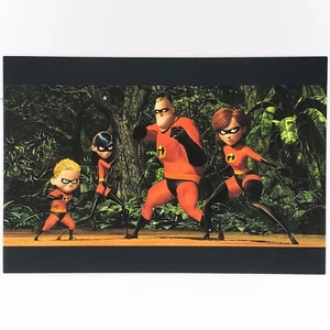 Incredibles Postcard Pixar Disney Mr Incredicble Elastigirl Violet Dash Reduced - Picture 1 of 2