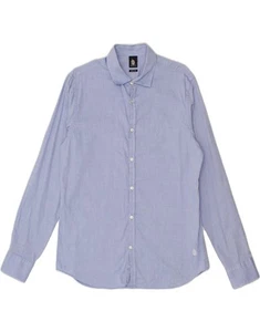 Camicia uomo MARINA YACHTING slim fit taglia 41 blu medio cotone QC12 - Foto 1 di 3