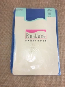 Pantimedias vintage años 80 Parklane nailon azul azul azul azul medianas 1303C ultra transparentes 5’2-5’8 - Imagen 1 de 4