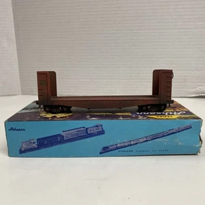 Scala HO Athearn, auto in legno di polpa 40', Burlington, rosso #95126 CB&Q 1452 usurata dalle intemperie - Foto 1 di 11