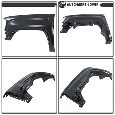 Guardabarros delantero izquierdo para GMC Sierra 1500 2014-2018 con orificios de moldura 23303550 Foto 1 de 4