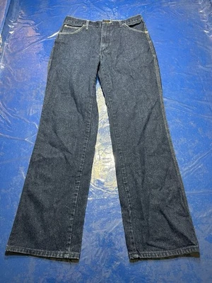 Pantalones de mezclilla Wrangler vintage años 80 7M560 para hombre ajuste 30x30 EE. UU. azul occidental Foto 1 de 4