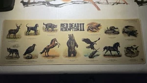 Red Dead Redemption 2 Wildlife Desk Pad Mousepad - Official Rockstar Games - Picture 1 of 7