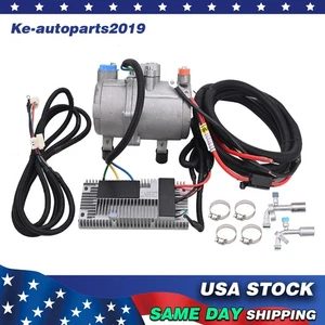 12 Volt A/C Kit Electric Compressor Set for Auto Air Conditioning Car Universal - Picture 1 of 23