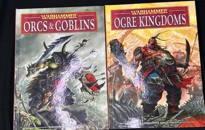 Warhammer Armies Orcs & Goblins & Ogre Kingdoms Lot Of 2 Books - Image 1 of 4