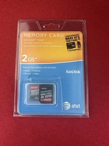 SanDisk 2GB microSD Card with Adapter AT&T New Sealed New Sealed Packaging - Photo 1 sur 5