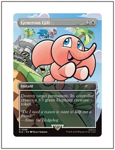 Magic the Gathering Secret Lair Sonic Generous Gift 2088 Non Foil - Picture 1 of 1