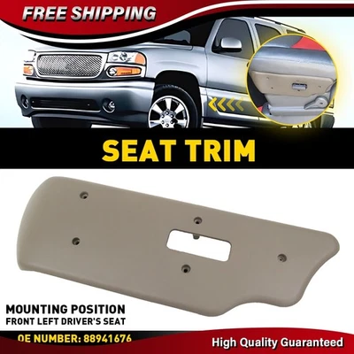 Bisel de asiento de interruptor para Chevy Silverado GMC Avalanche Sierra Yukon 2003-2007 bronceado Foto 1 de 4