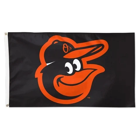BALTIMORE ORIOLES MLB LICENSED 3' X 5' FLAG POLE FLAG MADE IN USA FREE SHIPPING Cover